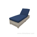 Rattan Furniture Garden Sun Lounger Modern Outdoor